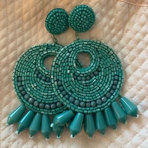 Turquoise Beaded Earrings